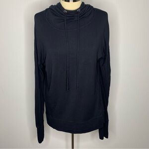 Athleta Black Thumbhole Sleeve Hoodie